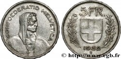 SVIZZERA  5 Francs Berger des alpes / bouclier suisse 1952 Berne - B