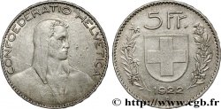 SCHWEIZ 5 Francs Berger 1922 Berne