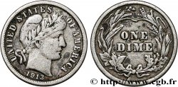 ESTADOS UNIDOS DE AMÉRICA 1 Dime Barber 1913 Philadelphie