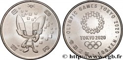 JAPAN 100 Yen Jeux Olympiques Tokyo 2020 - mascotte Miraitowa an 2 ère Reiwa (2020) Hiroshima