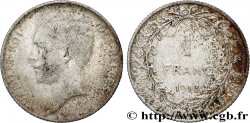 BELGIUM 1 Franc Albert Ier légende française 1913 