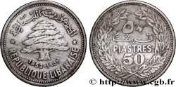 LEBANON 50 piastres Cèdre du Liban 1952 Utrecht