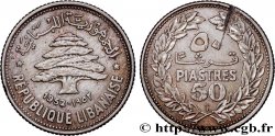 LIBANO 50 piastres Cèdre du Liban 1952 Utrecht