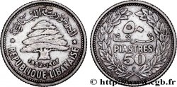 LEBANON 50 piastres Cèdre du Liban 1952 Utrecht