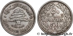 LIBANON 50 piastres Cèdre du Liban 1952 Utrecht