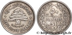 LIBAN 50 piastres Cèdre du Liban 1952 Utrecht