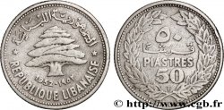 LIBANO 50 piastres Cèdre du Liban 1952 Utrecht