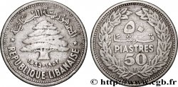 LIBANON 50 piastres Cèdre du Liban 1952 Utrecht