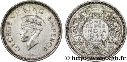 INDIA BRITÁNICA 1 Rupee (Roupie) Georges VI 1944 Bombay
