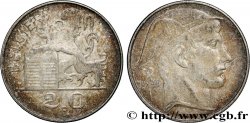BÉLGICA 20 Francs Mercure, légende flamande 1949 