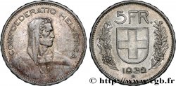 SCHWEIZ 5 Francs Berger des Alpes 1932 Berne