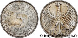 GERMANY 5 Mark aigle 1957 Hambourg