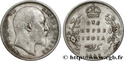 BRITISH INDIA 1 Rupee (Roupie) Edouard VII 1903 Calcutta