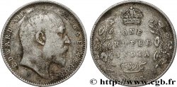 INDIA BRITANNICA 1 Rupee (Roupie) Edouard VII 1903 Bombay