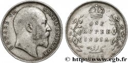 INDIA BRITANNICA 1 Rupee (Roupie) Edouard VII 1903 Bombay