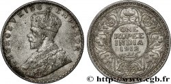 INDIA BRITÁNICA 1 Rupee (Roupie) Georges V 1912 Calcutta