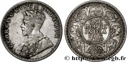 INDIA BRITÁNICA 1 Rupee (Roupie) Georges V 1916 Bombay (Mumbai)