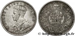 INDIA BRITÁNICA 1 Rupee (Roupie) Georges V 1916 Calcutta