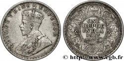 BRITISH INDIA 1 Rupee (Roupie) Georges V 1917 Calcutta