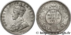 BRITISCH-INDIEN 1 Rupee (Roupie) Georges V 1917 Bombay
