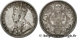 BRITISH INDIA 1 Rupee (Roupie) Georges V 1917 Bombay