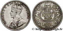 INDIA BRITANNICA 1 Rupee (Roupie) Georges V 1917 Bombay