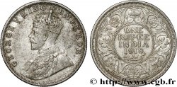 BRITISH INDIA 1 Rupee (Roupie) Georges V 1918 Bombay