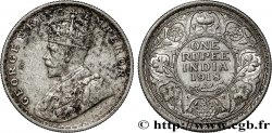 INDIA BRITANNICA 1 Rupee (Roupie) Georges V 1918 Bombay