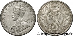INDIA BRITANNICA 1 Rupee (Roupie) Georges V 1919 Bombay
