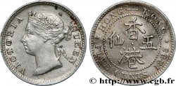 HONG-KONG 5 Cents Victoria 1895  MBC 