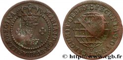 BRAZIL - PRINCE JOHN REGENT 10 Réis contremarqué sur une 5 Réis de 1787 (1809) 