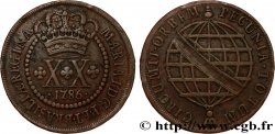 BRASILIEN - MARIA I. 20 Réis  1786 Lisbonne