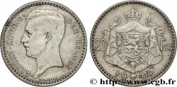 BELGIQUE 20 Francs Albert Ier légende Flamande 1934 
