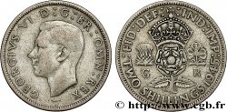 UNITED KINGDOM 1 Florin (2 Shillings) Georges VI 1945 