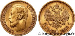 RUSSIE - NICOLAS II 5 Roubles 1898 Saint-Petersbourg