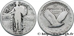 ÉTATS-UNIS D&nbsp;AMÉRIQUE 1/4 Dollar Liberté 1925 Philadelphie
