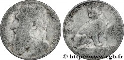 BELGIQUE 50 Centimes Léopold II légende en français 1901 