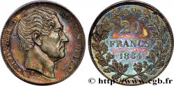 BELGIQUE - ROYAUME DE BELGIQUE - LÉOPOLD Ier Essai 20 francs tête nue en vermeil 1864 Bruxelles