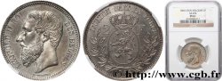 BELGIUM - KINGDOM OF BELGIUM - LEOPOLD II Essai 2 Francs légende française 1866 