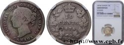 CANADA 10 Cents Victoria 1875  B NGC