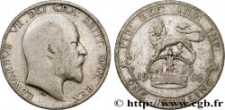 UNITED KINGDOM 1 Shilling Edouard VII 1908  VF 