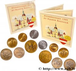 ÖSTERREICH Série FDC 6 monnaies 1995 Vienne