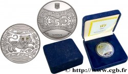 UKRAINE 5 Hryven Proof Année du Tigre 2010 Kyiv