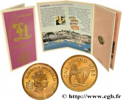 GUERNSEY 1 Pound (Livre) 1985 Royal Mint