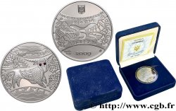 UKRAINE 5 Hryven Proof Année du Buffle 2009 Kyiv