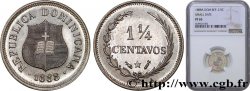 RÉPUBLIQUE DOMINICAINE 1 1/4  Centavos Proof 1888 Paris FDC65 NGC