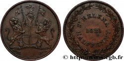 SAINTE HÉLÈNE 1/2 Penny 1821  SUP 