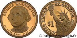 UNITED STATES OF AMERICA 1 Dollar Présidentiel Proof Georges Washington 2007 San Francisco