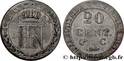 GERMANY - KINGDOM OF WESTPHALIA 20 Cent. monogramme de Jérôme Napoléon 1812 Cassel - C