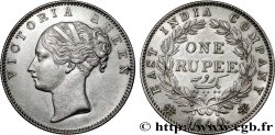 INDIA BRITANNICA 1 Roupie East India Company Victoria 1840 Bombay SPL 